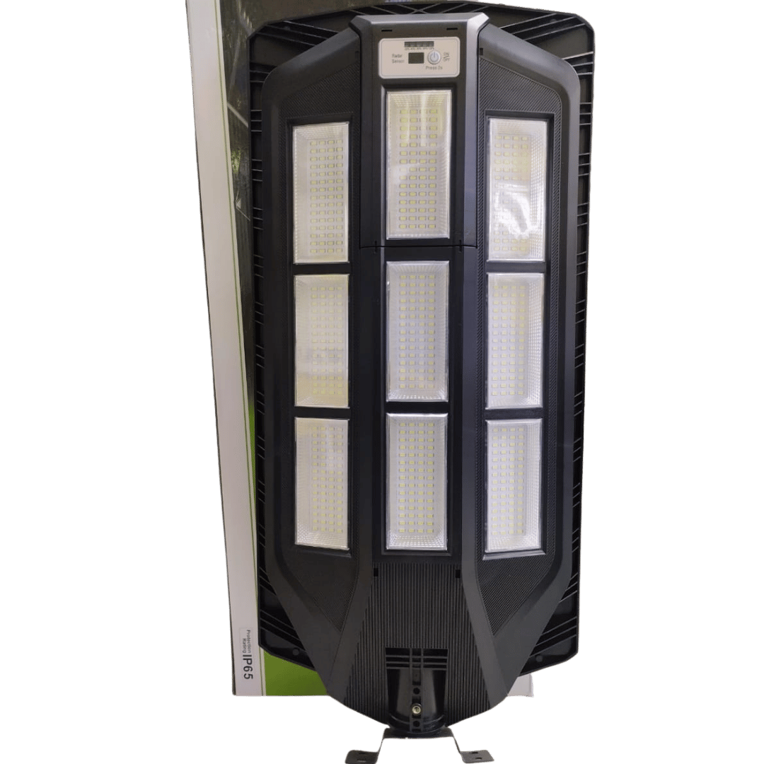 Iluminacion solar publica de 500W